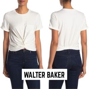 NWOT - Walter Baker - Camille Twist front top - White - M